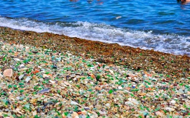 Пляж Стеклянной бухты в Уссурийском заливе