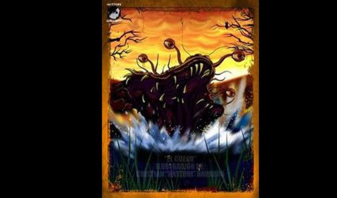 ЭльКуэро Название можно перевести с испанского как плотоядная коровья шкура Ареалом обитания это странное создание выбрало предгорья Анд Судя по описанию ЭльКуэро могло быть чемто вроде сухопутного ската способного выпивать кровь своих жертв и выпрыгивать из воды