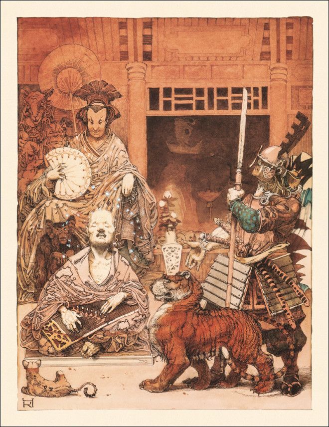 22 недетские иллюстрации из японских детских книжек